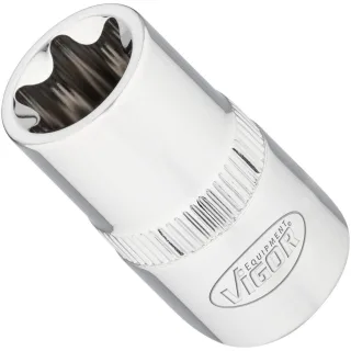 VIGOR T Steckschlüsseleinsatz - 1/2 Zoll (12,5 mm) Vierkant - V2196N