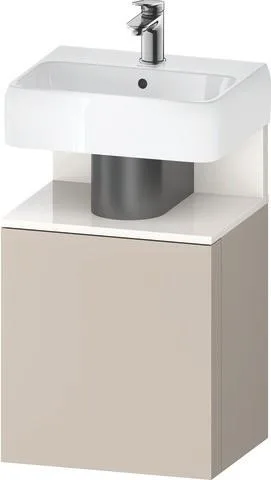 Duravit Qatego Waschtischunterbau wandhängend Taupe Matt 440x350x645 mm - QA4076R22910000 QA4076R22910000