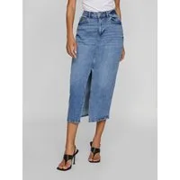 Vila Jeansrock VIJAF HW MIDI DENIM SKIRT-NOOS