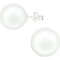 ALEXANDER YORK Paar Ohrstecker PERLE classic 12 mm I weiß, 2-tlg., 925 Sterling Silber