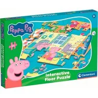 Clementoni® Puzzle Quiz-Bodenpuzzle - Peppa Pig, 24 Puzzleteile, Made in Europe