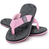 Ultrapower Flip-On Zehentrenner mit Textilsteg – Sanft zu Haut & Fußgewölbe Zehentrenner (Komfort für sensible Füße – hautfreundlich Gr. 37, Flip Flops Komfort und Stil) EVA-Sohle dämpft bei jedem Schritt – mit sicherem Tritt