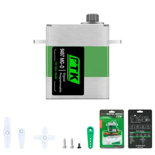PTK VOTIK 9497 MG-D Micro Digital Servo Metal Steering Gear Coreless Motor for RC Airplane Fixed Wing Helicopter