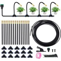 Youyijia Bewässerungssystem Automatische Gartenbewässerung 15 m Sprühdüsen Bewässerungssystem