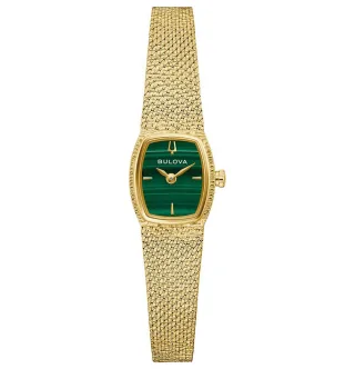 Bulova Goddess Of Time Gold Damen Armbanduhr 97L184