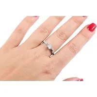 Adelia´s Fingerring Damen Ring aus Edelstahl mit Zirkonia