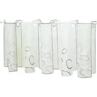 Joyswahl Scheibengardine (1 St), Stangendurchzug, transparent, Stickerei, Kaffee Vorhang, Voile, Küche