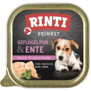 RINTI Feinest Adult Geflügel pur und Ente 22x150 g