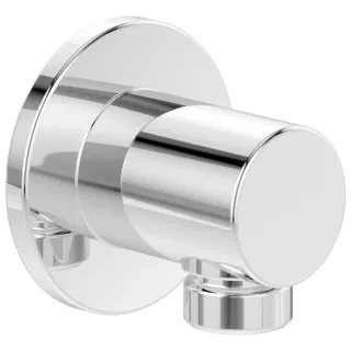 Villeroy & Boch Universal Showers Wandanschlussbogen TVC00045600061 Rund, Wandmontage, chrom