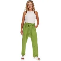 KUNST UND MAGIE Homewearhose Damenhose Yoga Freizeit Wellnesshose Palazzohose Bequem Kunst Magie