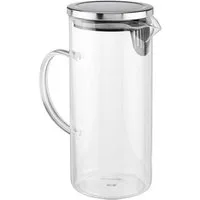 Bambelaa! Wasserkrug Wasserkrug Borosilikatglas 1,3L mit Edelstahl Deckel