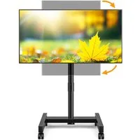 TVON TV-Ständer mit Rollen Mobiler TV Standfuss für 13-50 Zoll Fernseher, (bis 50 Zoll, 1-tlg., Max 20kg VESA 200x200 mm)