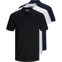 Jack & Jones Poloshirt Basic (3-tlg., 3er Pack) slimfit / figurbetont geschnitten