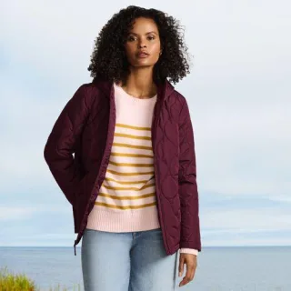 Isolierte Steppjacke FeatherFree für Damen in Petite-Größe, Damen, size: petite, Grün, Polyester, by Lands' End
