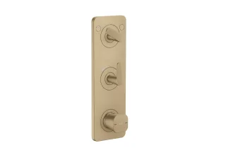 Hansgrohe Thermostat Modul 380/120 Unterputz FS Axor Citterio C 2 Verbr.Cubic brushed bronze , 497 49701140