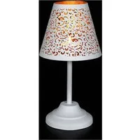 Ambiente Haus Teelichthalter Teelicht-Lampe in Weiß - (H) 24 cm (1 St)