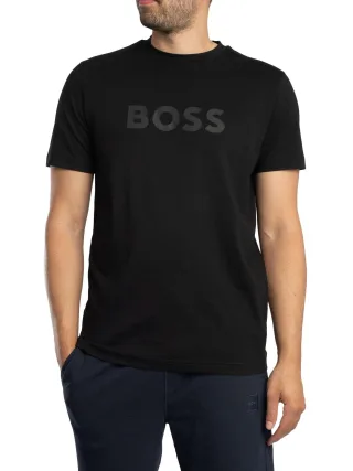 BOSS Te Logo T-Shirt, Schwarz
