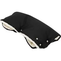 Joyz Kinderwagen-Handwärmer Kinderwagen Handwärmer 45x22x6 cm Schwarz aus Flanell Joyz, (2-St), Schwarz Atmungsaktiv Wasserdicht Winddicht Universalgröße