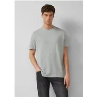 s.Oliver Kurzarmshirt T-Shirt T-Shirt in Melange-Optik