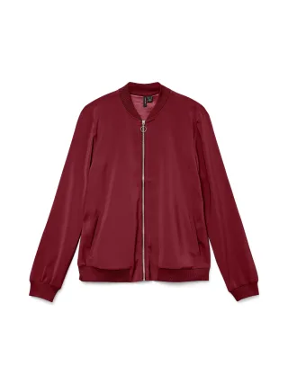 VERO MODA - VMCOCO L/S BOMBER NOOS Biking Red - Gr. - XL