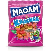 MAOAM Süßigkeit, Maoam Kracher fruchtige Kaubonbons mit Brausepulverfüllung 200g
