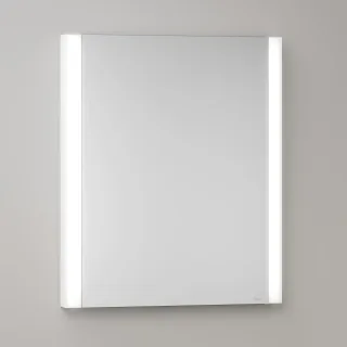 KEUCO Royal Atlas LED Spiegelschrank 60 x 71 x 11,5 cm mit 1 Tür, Anschlag links, Unterputz 211201450072