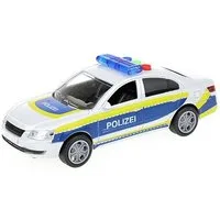 Toi-Toys Spielzeug-Polizei Spielzeug Polizeiauto Licht Sound Friktion Modellauto ink. Batterien