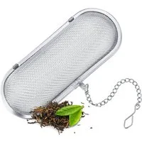 WESTMARK Küchensieb Gewürz-/Kräuter-/Teesieb, Länge: 11 cm, Rostfreier Edelstahl, Silber, Edelstahl