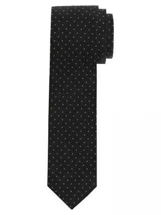 OLYMP - Krawatte medium 6.5cm schwarz