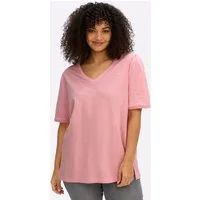 Sheego T-Shirt Halbarmshirt Kurzarm