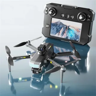 XKJ KAI TWO 249g GPS 5G WiFi FPV with 4K ESC HD Dual Camera 3-Axis Mechanical Gimbal 5.6" Touchable LCD Screen Controlle