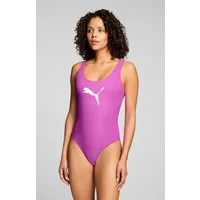PUMA Badeanzug PUMA SWIM WOMEN SWIMSUIT mit Logoprint vorn