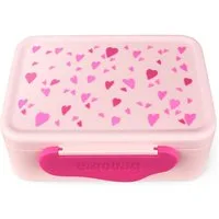 ergobag Trinkflasche Kunststoff Brotdose Herzen, Brotbox, Lunchbox, Pausenbox, Snackbox