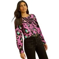 Love & Roses Shirtbluse Love & Roses plissierte Bluse, Regular (1-tlg)
