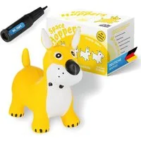 all Kids United Hüpftier Hüpftier Drache – Hüpfpferd & Springtier für Kinder von 2–5 Jahren, (Sprungtier + Pumpe), Kinder Hüpfpferd