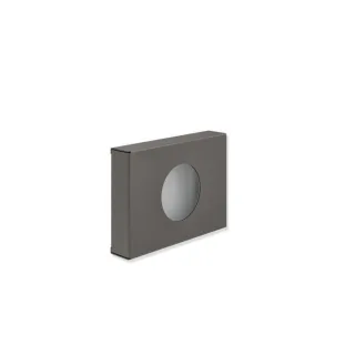 Hewi System 900 Hygienebeutelspender 900.06.01160SC aus Edelstahl, pulverbeschichtet, dunkelgrau, perlglimmer tiefmatt, Wandmontage