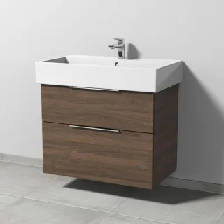 Sanipa 3way Waschtischunterbau zu Duravit Vero Air Waschtisch mit 2 Auszügen, Eiche-Arizona UM43480