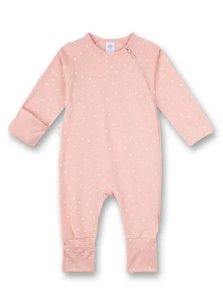 Sanetta - Strampler/Overall silver pink - Gr. - 068