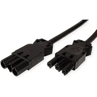 Bachmann Geräteverlängerung GST18-3 Stecker/Kupplung Stromadapter Wieland GST18 zu Wieland GST18, 3 cm, Halogenfrei, 375.083