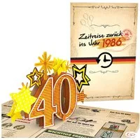 papercrush Geburtstagskarte Zurück ins Jahr 1986 Pop-Up Karte