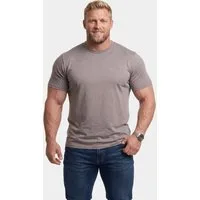 Men Plus T-Shirt T-Shirt Basic Halbarm Rundhals