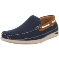Coolwalk Bequeme Freizeitschuhe für Herren - Modern, Stilvoll, Vielseitig Slipper (89229248) Flach Slipper in Blau