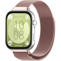 Wigento Smartwatch-Armband Milanese Metall Magnetverschluss Huawei Watch Fit 5 4 / 5 4 Pro / 3, Milanese Edelstahlarmband mit Magnetverschluss