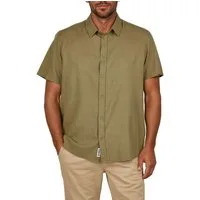 riverso Kurzarmhemd Herren Leinen Hemd RIVEmilio Regular Fit (1-tlg)