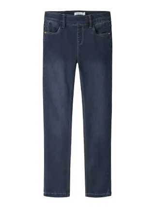 NAME IT - NKFPOLLY SKINNY DNM LEGGING 1182-TO NOOS Dark Blue Denim - Gr. - 122
