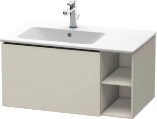 Duravit L-Cube Waschtischunterbau wandhängend Taupe Supermatt 820x481x400 mm - LC619108383 LC619108383