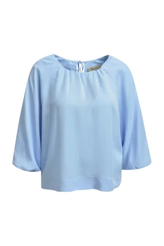 Smith&Soul - Lyocell Raglan Blouse sky - Gr. - XL