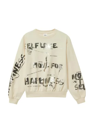 s.Oliver - Sweatshirt beige - Gr. - 176