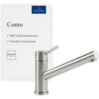 Villeroy & Boch Küchenarmatur Como Hochdruck (Schwenkbarer Auslauf) Wasserhan mit Keramikkartusche und 360° Schwenkbereich