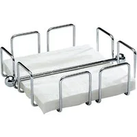 APS Geschirr-Set Serviettenhalter 11763 19x19cm Metall verchromt